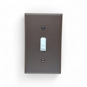 Walnut Texture Powder Coated Stainless Steel Switch Plates bild 3