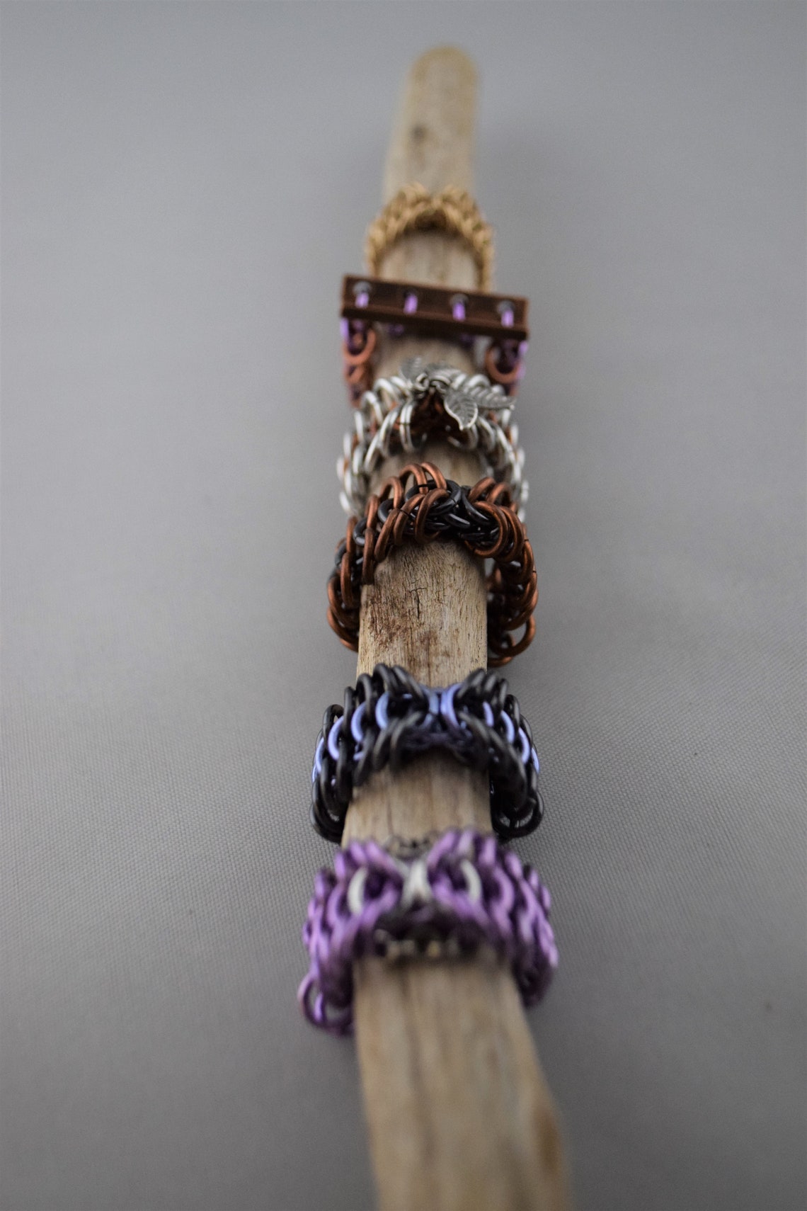 Gold Filled Chainmail Ring 20g Etsy