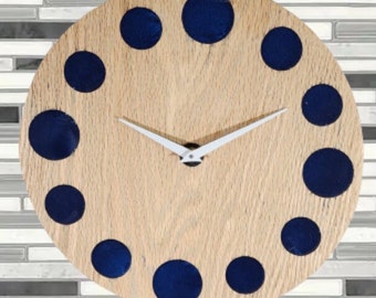 Wall Clock | Handcrafted | Modern Artistic Timepiece | Unique Numberless Design | Contemporary Decor Lovers | Clock