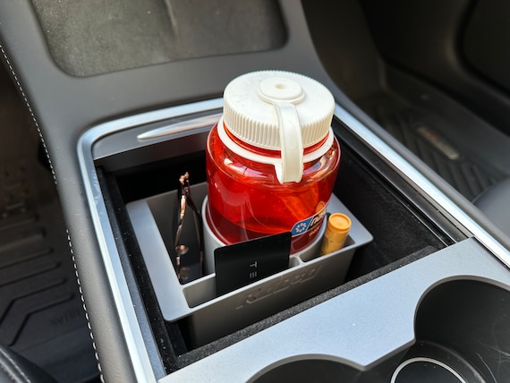 Tesla Model 3, Model Y Center Console Nalgene Water Bottle and Accessories  Tray Holder