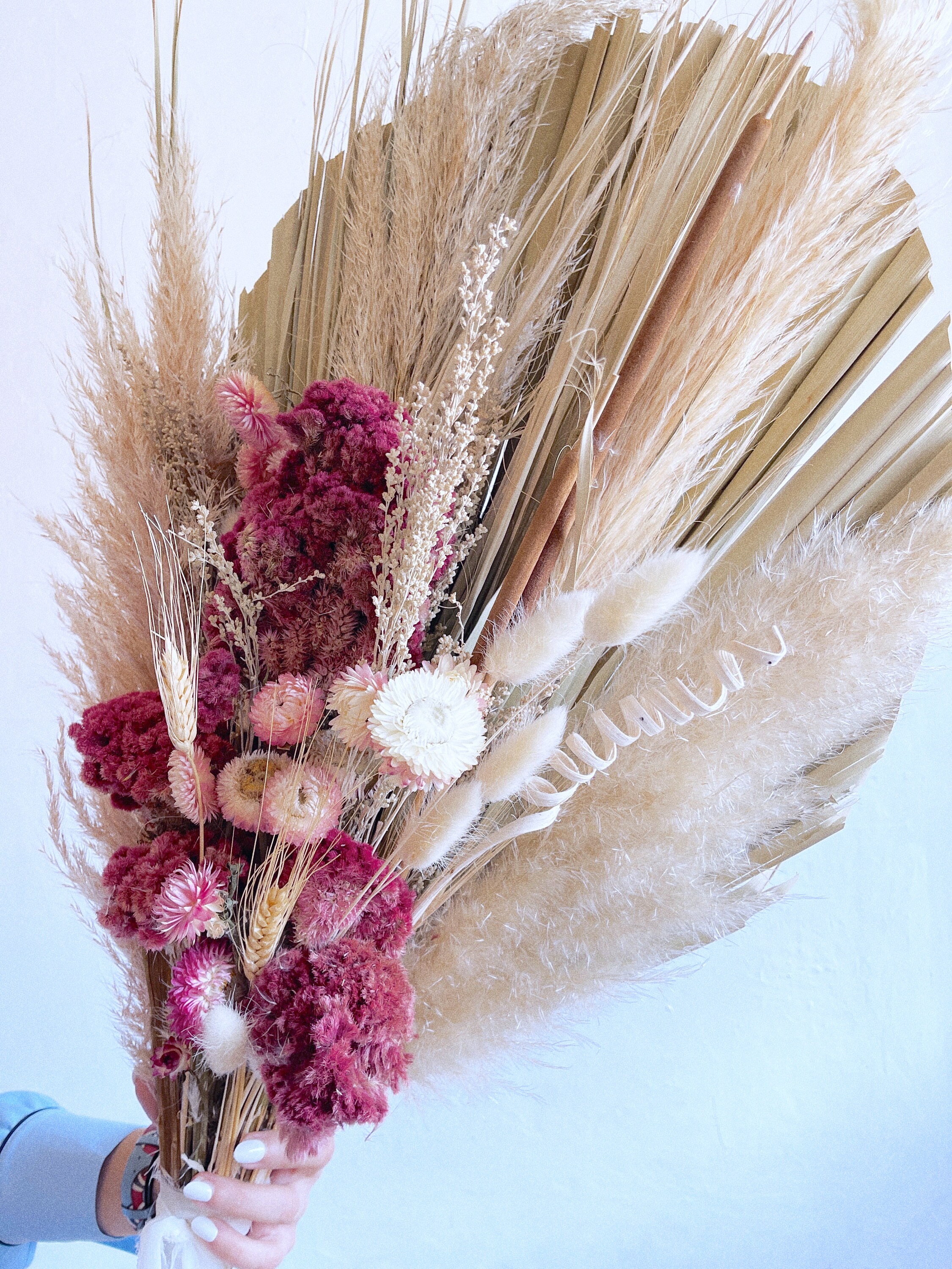 Florist Designed Boho Bouquet 101 Boho Dried Flower Etsy