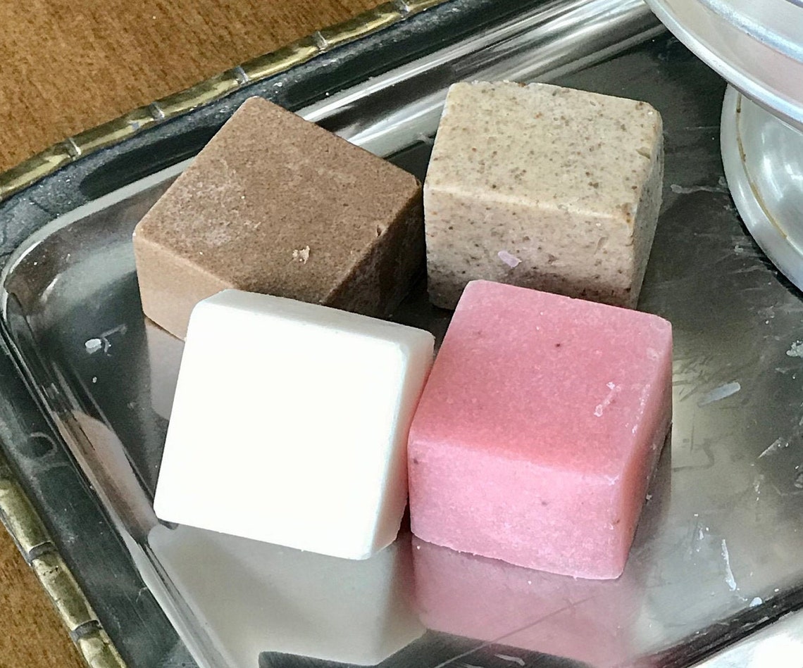 Sugar Scrub Cubes Multiuse Body Scrub Sugar Scrub Etsy