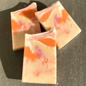 Triple butter soap -  Cold Processed - Cruelty Free - Blush Suede