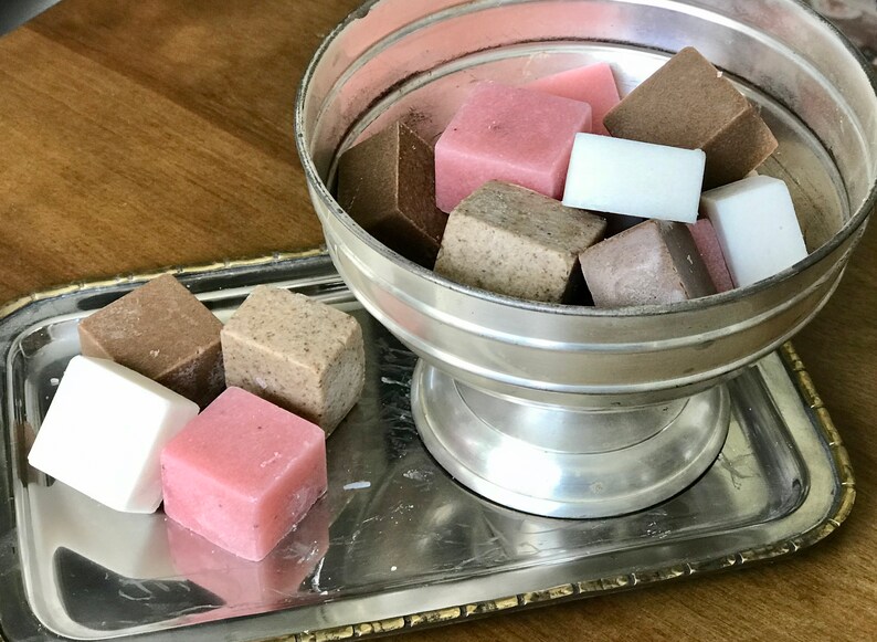 Sugar Scrub Cubes Multiuse Body Scrub Sugar Scrub Etsy