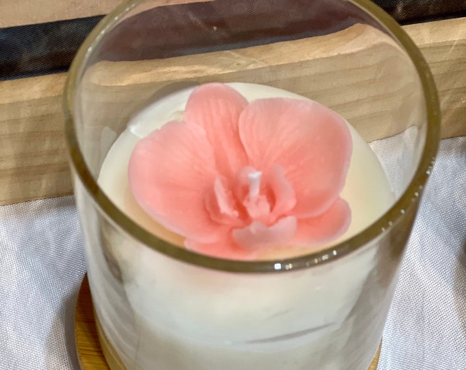Orchid Blossom handmade soy candle - 100% soy wax