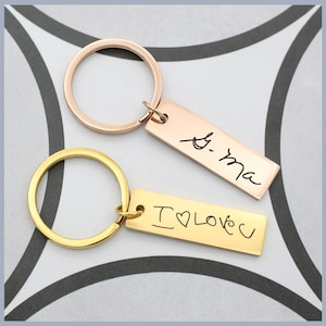Handwriting Keychain, Custom Actual Handwriting Gift, Kids Signature Keychain, Kids Drawing Keychain Gift, Mothers Gift, Memorial Gift