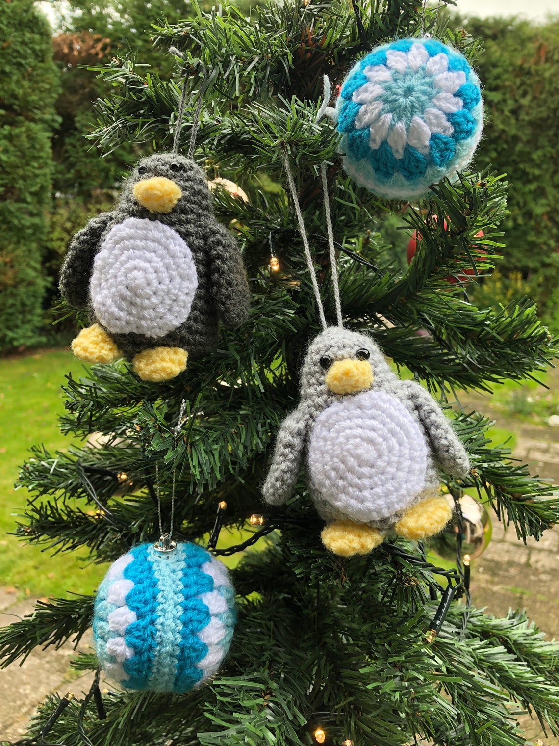 Christmas Penguin Decorations  Etsy
