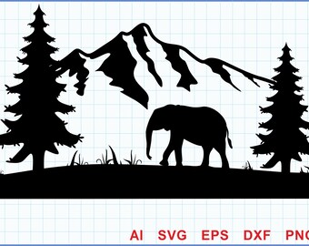 Free Free Elephant Tree Svg 231 SVG PNG EPS DXF File