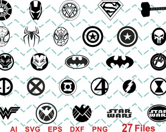 Download Marvel Svg Bundle Etsy