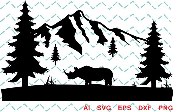 Free Free 163 Cricut Mountain Scene Svg SVG PNG EPS DXF File