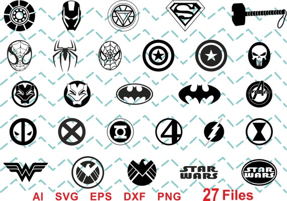 Download Super Hero Svg Bundle Superhero Logos Svg Super Heroes Cut Etsy