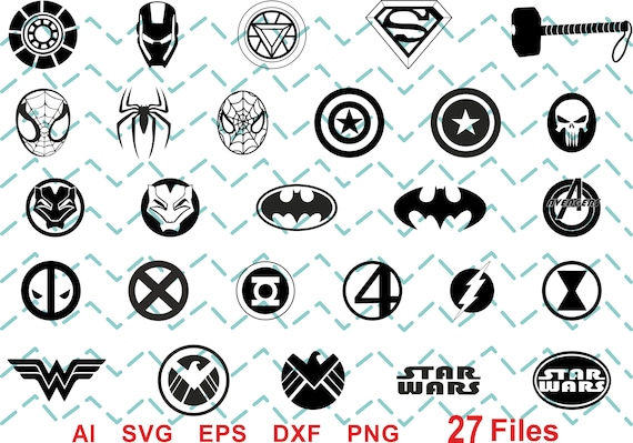 Download Super Hero Svg Bundle Superhero Logos Svg Super Heroes Cut Etsy