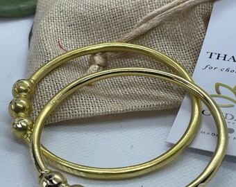 Nepali Ethics Bangles - 5 Metals (Panchadhatu Jewels)