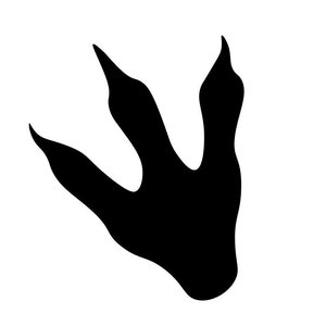 T Rex Footprint Cut File T Rex Footprint Svg Dinosaur - Etsy