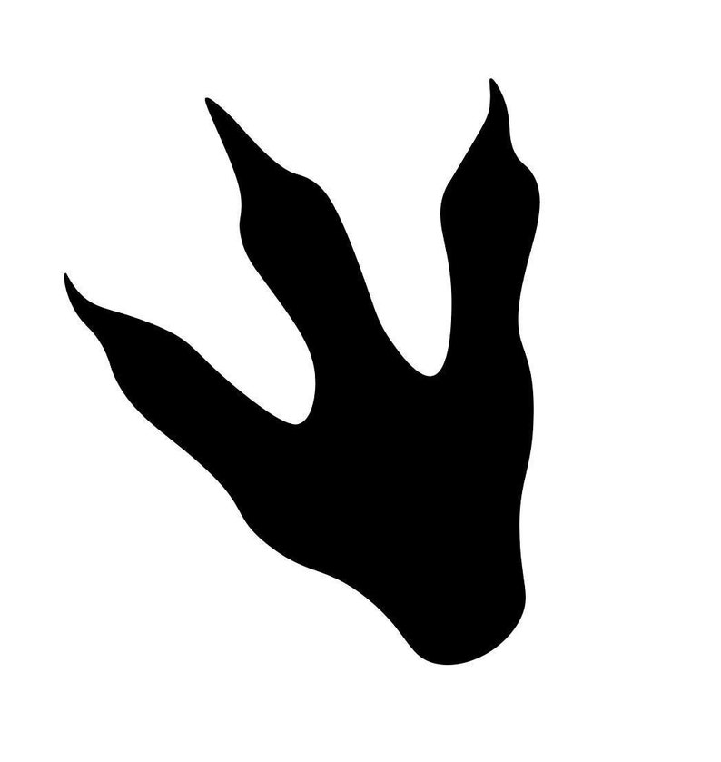 T Rex Footprint Cut File T Rex Footprint Svg Dinosaur - Etsy