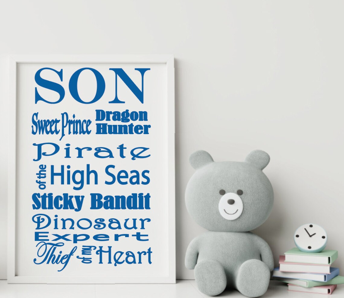 Download Playroom Sign Baby boy svg Dinosaur svg Nursery svg Son | Etsy