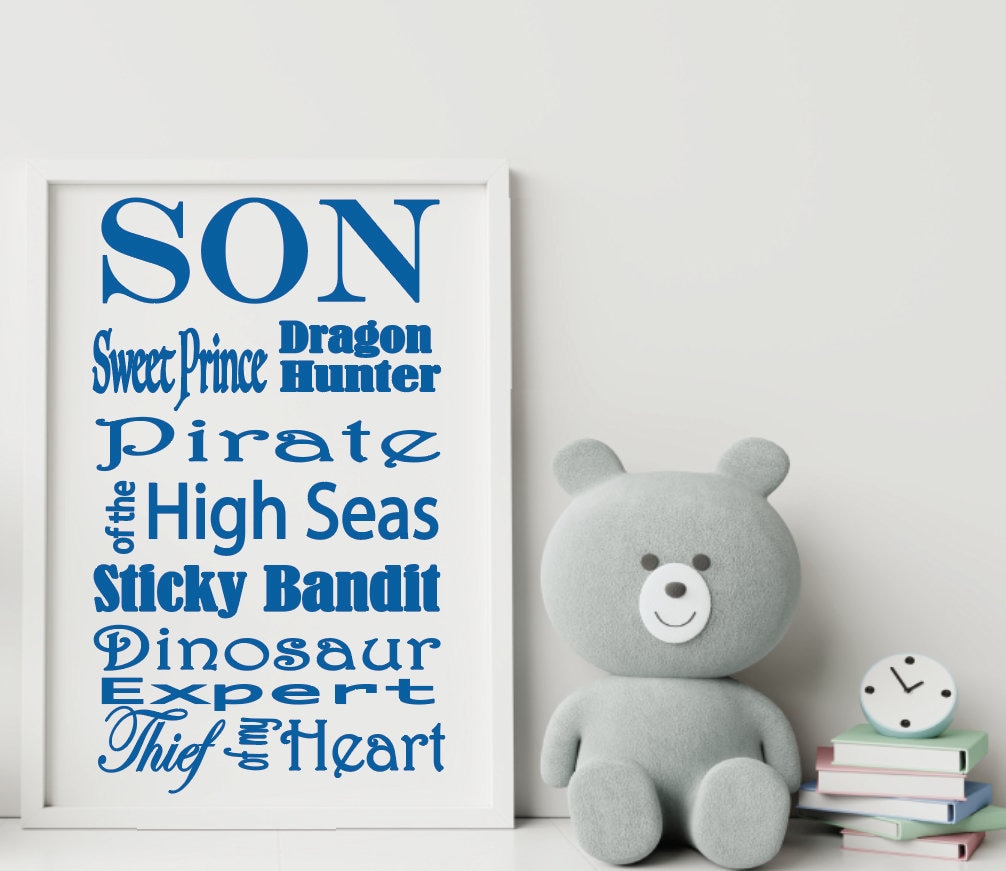 Download Playroom Sign Baby boy svg Dinosaur svg Nursery svg Son | Etsy