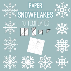 Mini Snowflake Cutouts 10/pk #22641, Winter Decoration, Christmas  Decoration