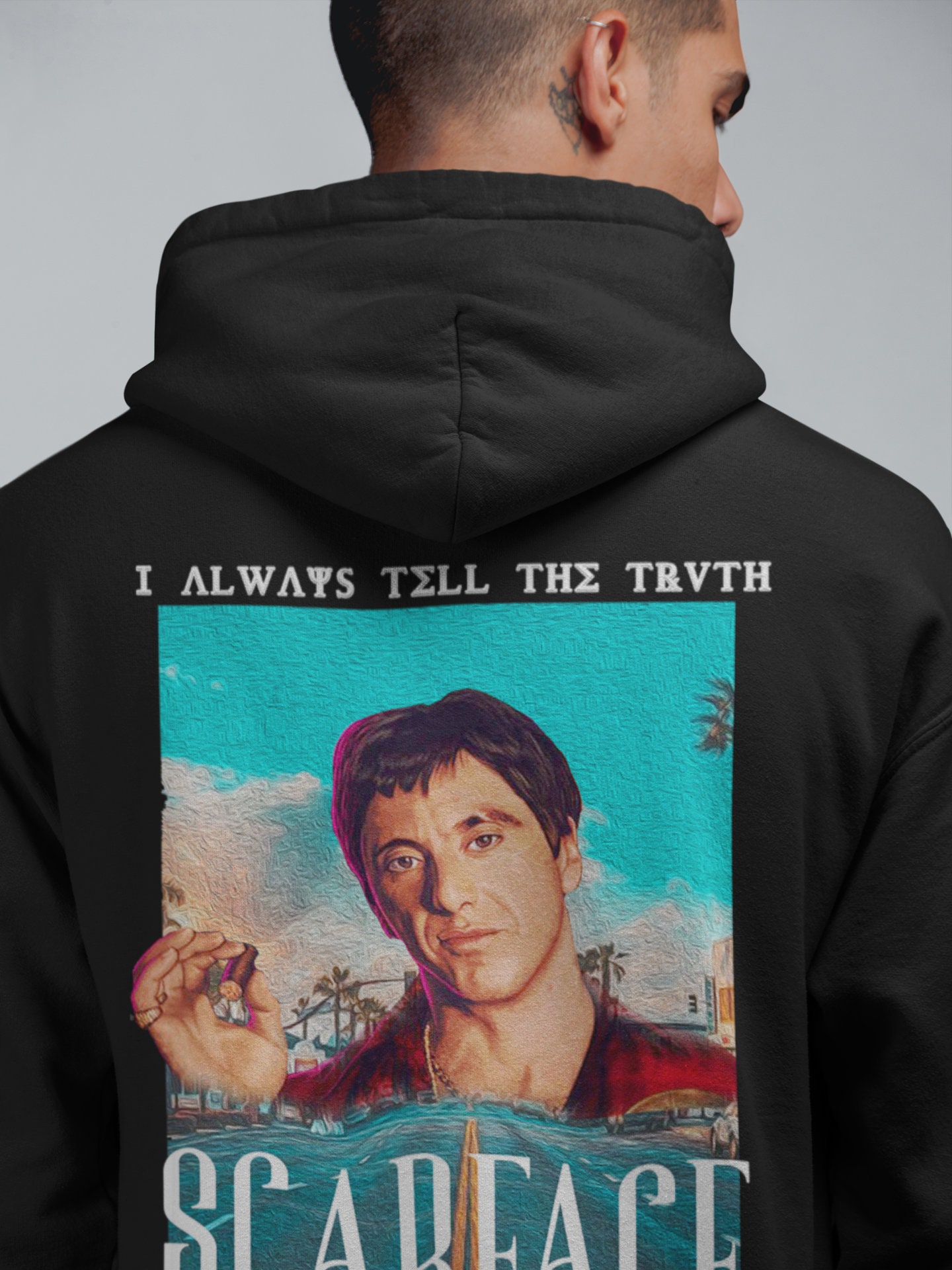scarface sweatshirt hm
