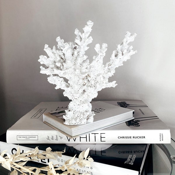 Coral Ornament | Sea Ornament | White Resin Coral | Homeware | Unique Home Fashion | Home Style | Home Decor | Sea Theme | Home Fashion