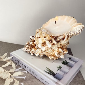 Large Shell Candle | Beach Candle | Soy Wax Candle | Unique Homeware | Unique Gift | Home Fashion | Home Decor | Recycled Shell Candle |