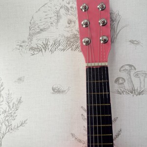 Personalized Black Acoustic Guitar | Children's Musical Instrument image 12