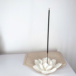 Floral Incense Holder Flower Ornament Home Decor Ornament Incense Flower Cream Home Fashion Home Style Accessories image 2