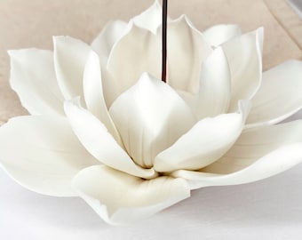 Floral Incense Holder | Flower Ornament | Home Decor | Ornament | Incense | Flower | Cream | Home Fashion | Home Style | Accessories