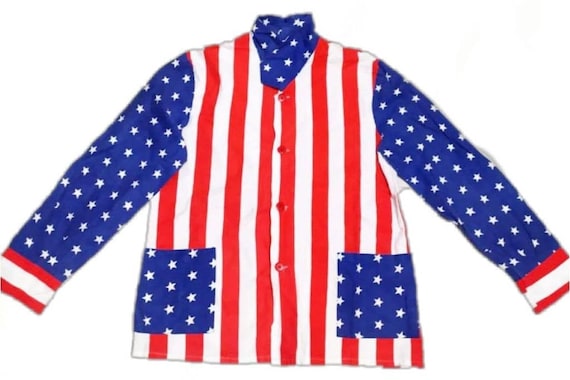 USA Flag Print Shirt