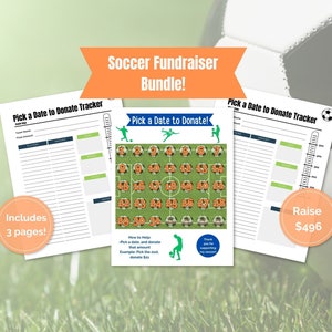 Soccer Pick a Date to Donate Fundraiser Form