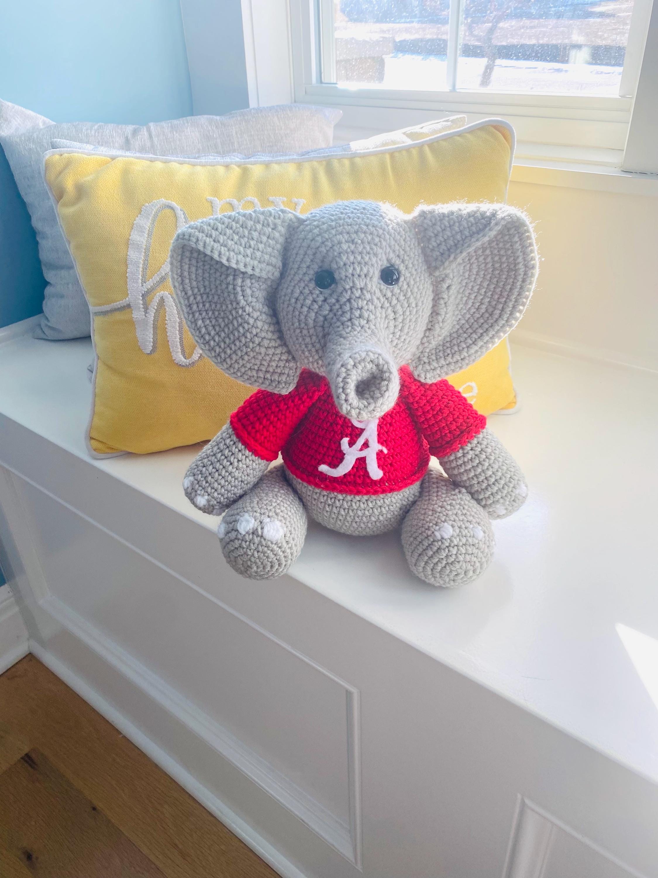 Alabama Crimson Tide watch NWOT combination with elephant plush toy Alabama Crimson Tide Large Plush Mascot FOCO main image 4
