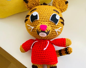 Daniel Tiger Tigey Crochet Stuffie