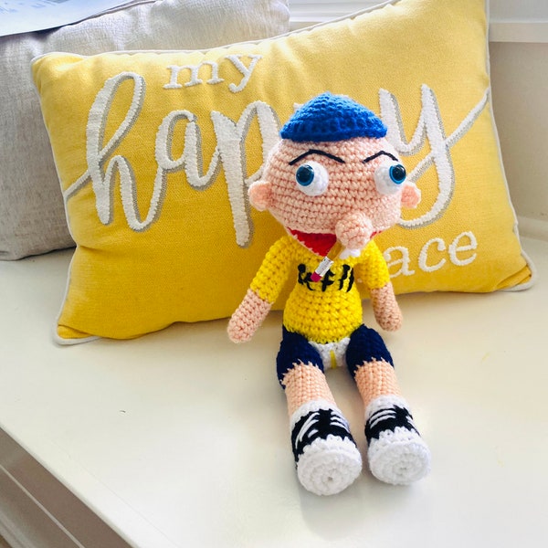 Pattern Jeffy Youtube Character Crochet Doll Stuffie