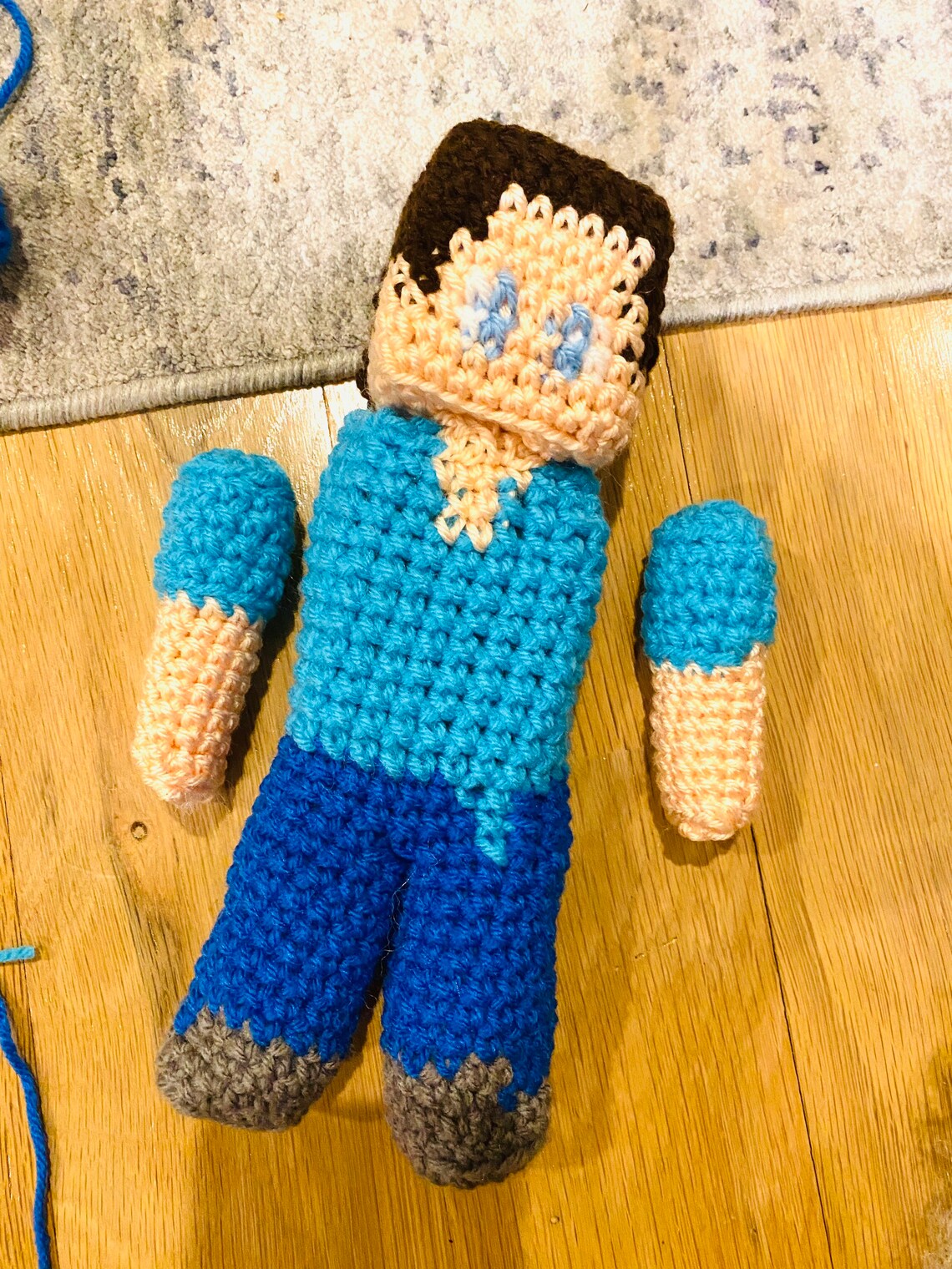 Pattern Minecraft Inspired Blocks and Steve Crochet - Etsy