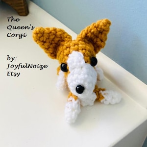 Pattern The Queen&#39;s Mini Corgi Stuffie