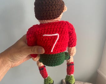 クリスティアーノ・ロナウド #7 サッカー選手ぬいぐるみ（型紙付き