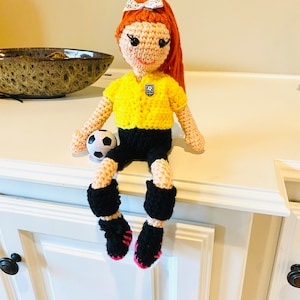 Pattern Soccer Girl Crochet