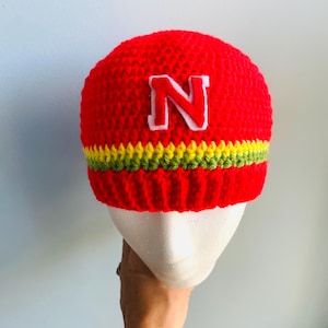 Pattern Nebraska Corn Pride Mascot Hat