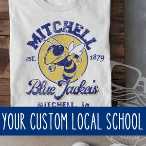 Custom Vintage High School | *READ DETAILS* Sublimation Design | Sublimation Print