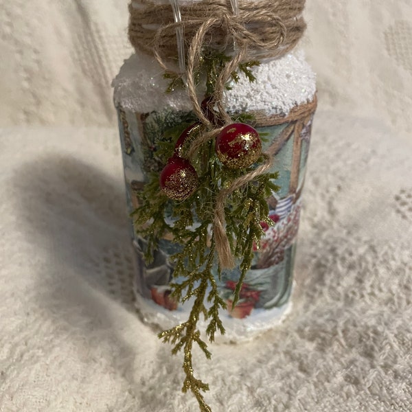 Lighted Mason Jars Etsy