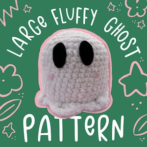 Fluffy Ghost Crochet Pattern