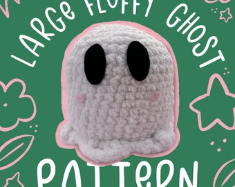 Fluffy Ghost Crochet Pattern