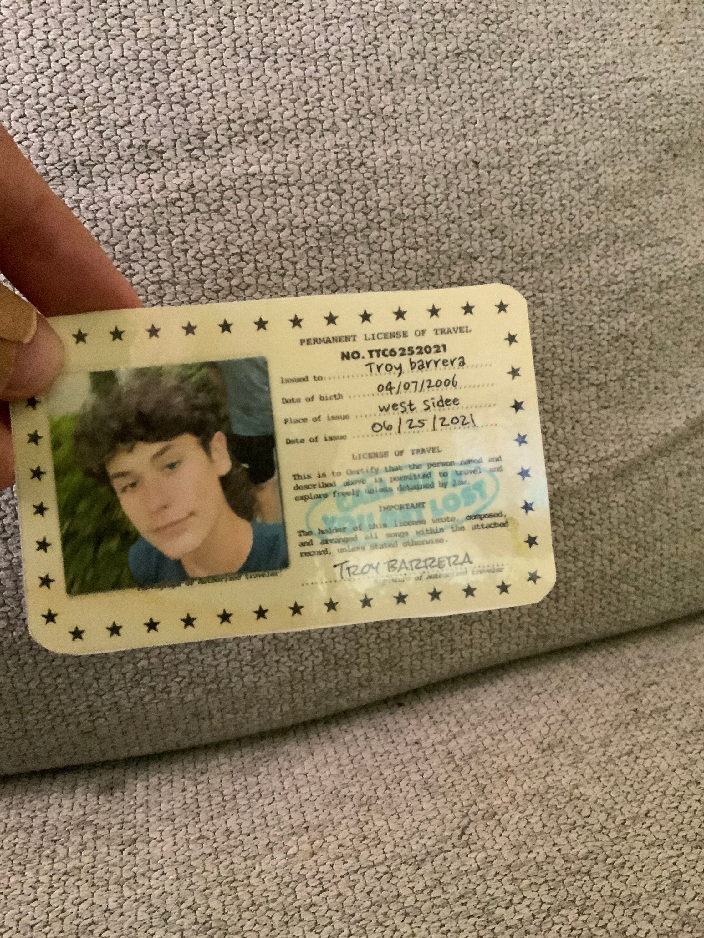 Call me if you get lost ID card/license Tyler the Creator Etsy