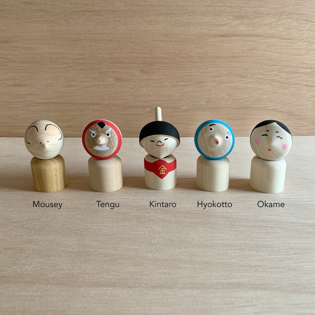 Handcrafted Wooden Top Doll Japan Handmade Folk Toys Etsy Handcrafted Wooden Top Doll Japan Handmade Folk Toys Etsy