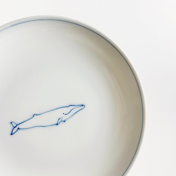 Whale Plates Etsy