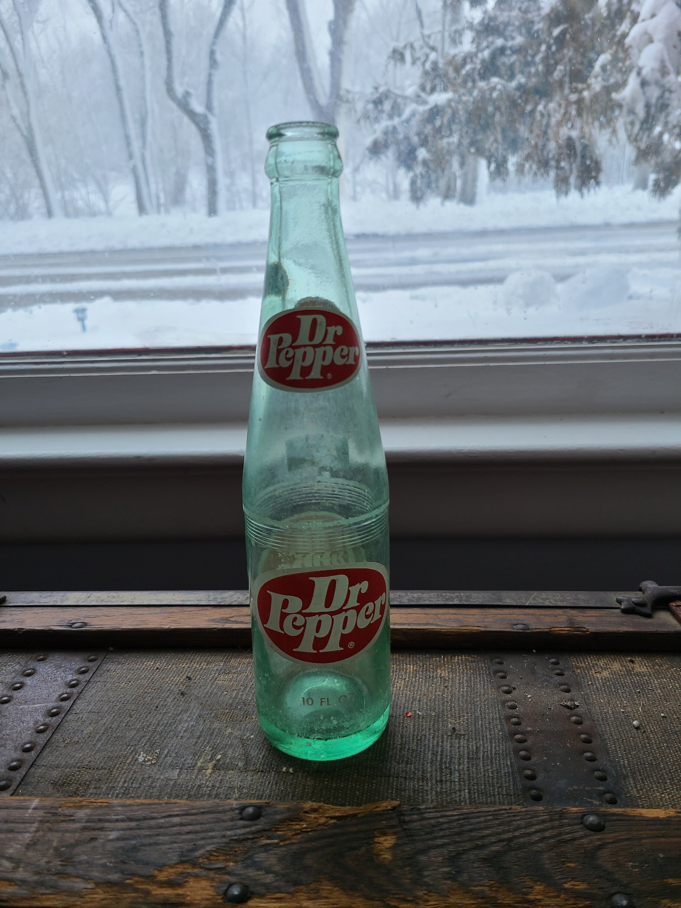 Vintage glass dr pepper bottle Etsy