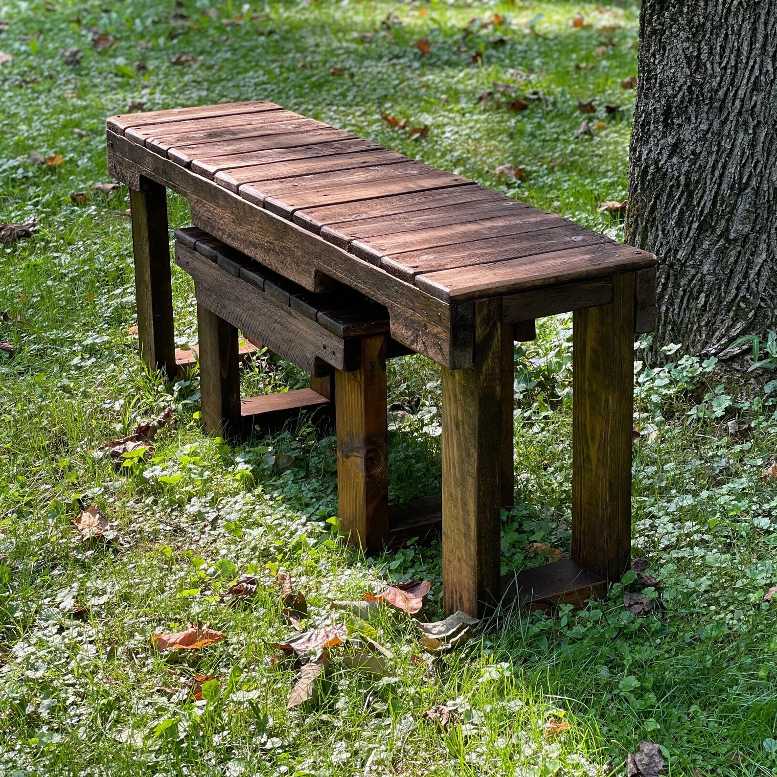 Indoor/outdoor Rustic Wooden Benches Entryway Bench Etsy