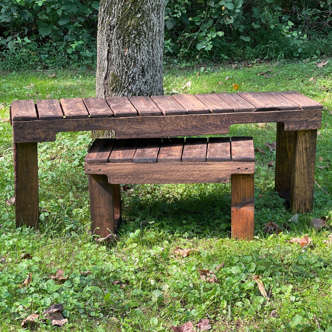 Indoor/outdoor Rustic Wooden Benches Entryway Bench - Etsy