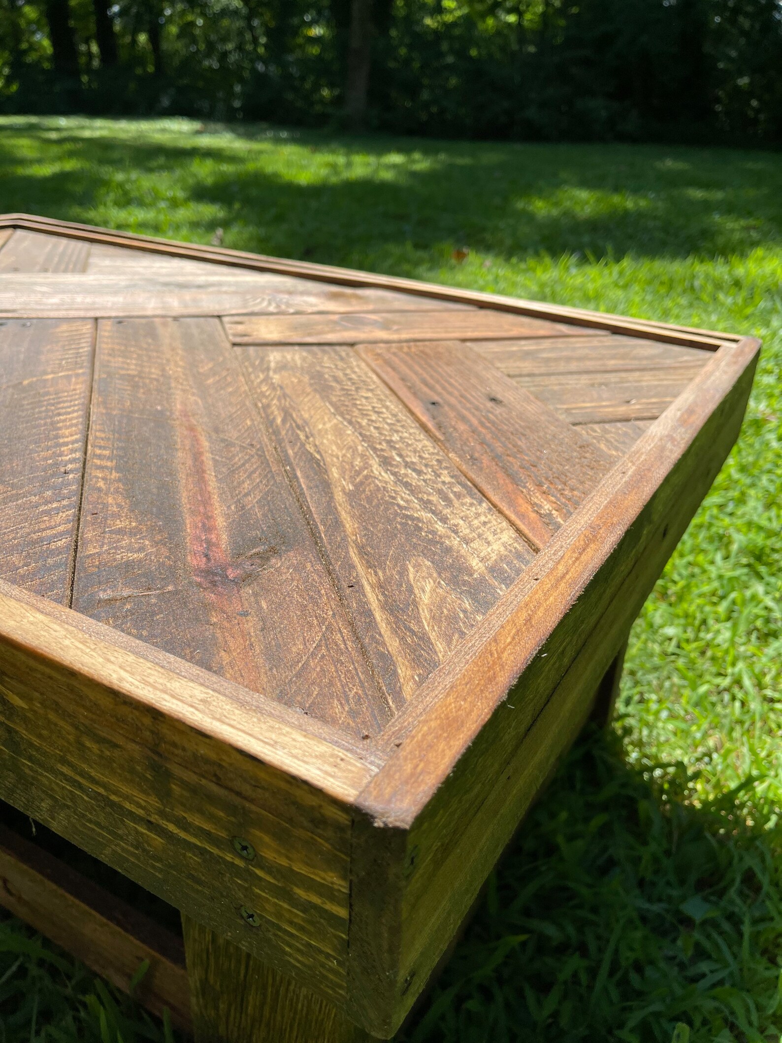 Reclaimed Rustic Coffee Table Country Side Table End Table Etsy