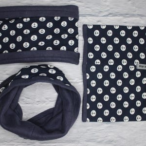 Hundeloops in Größe 52 - 56 cm. Halssocke Hundeschal Loop Lang Halswärmer Schlauchschal Hunde Loop Winter. Verschiedene Tragevarianten